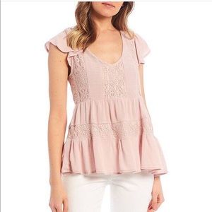 Flutter Sleeve Babydoll Top